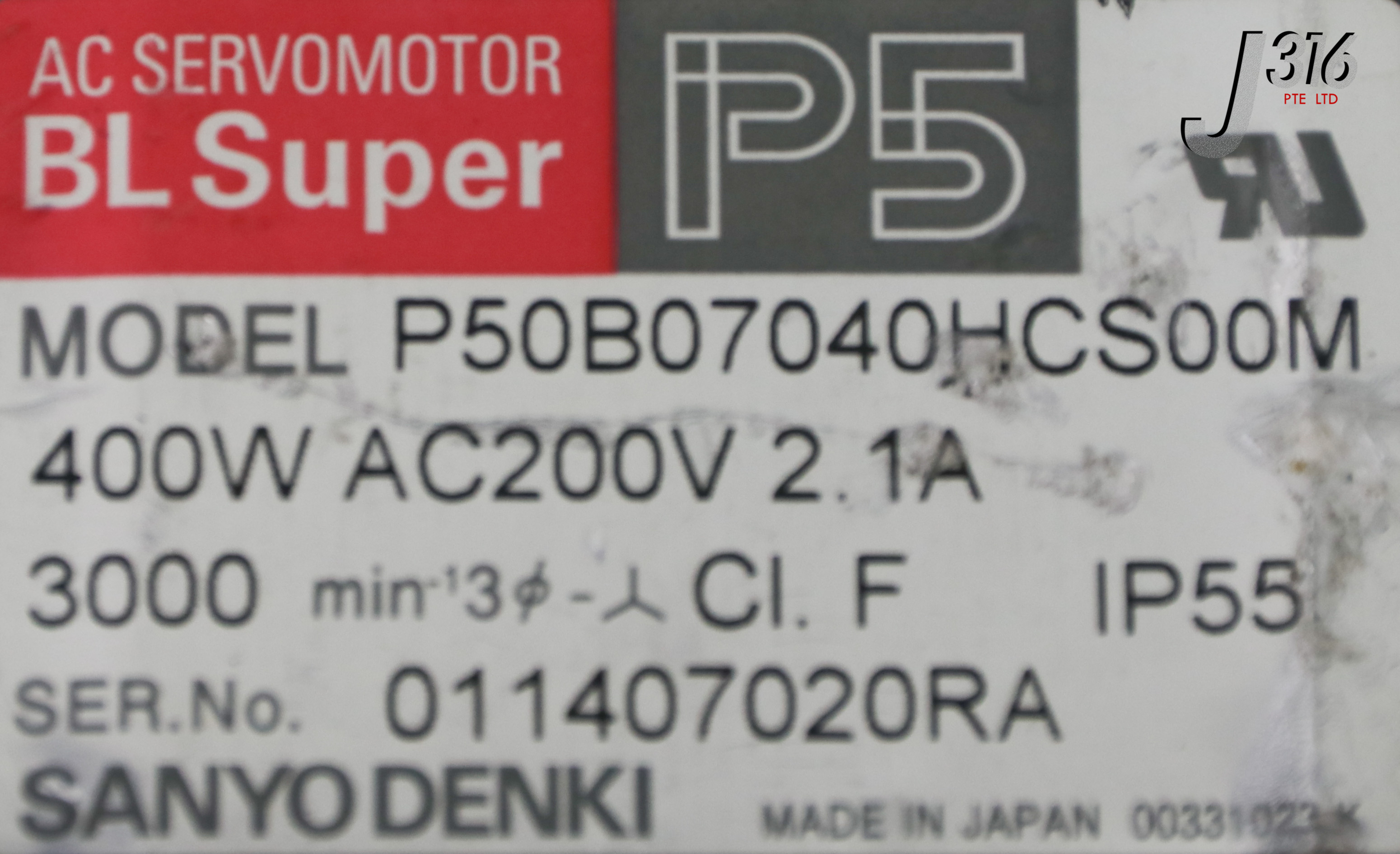 バイイー 23541 SANYO DENKI AC SERVO MOTOR BL SUPER P5 P50B07040HCS00M | eBay